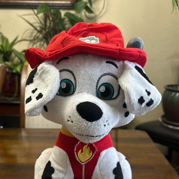 Nickelodeon Marshall Red and White Stuffed Animals - Picture 2 of 12